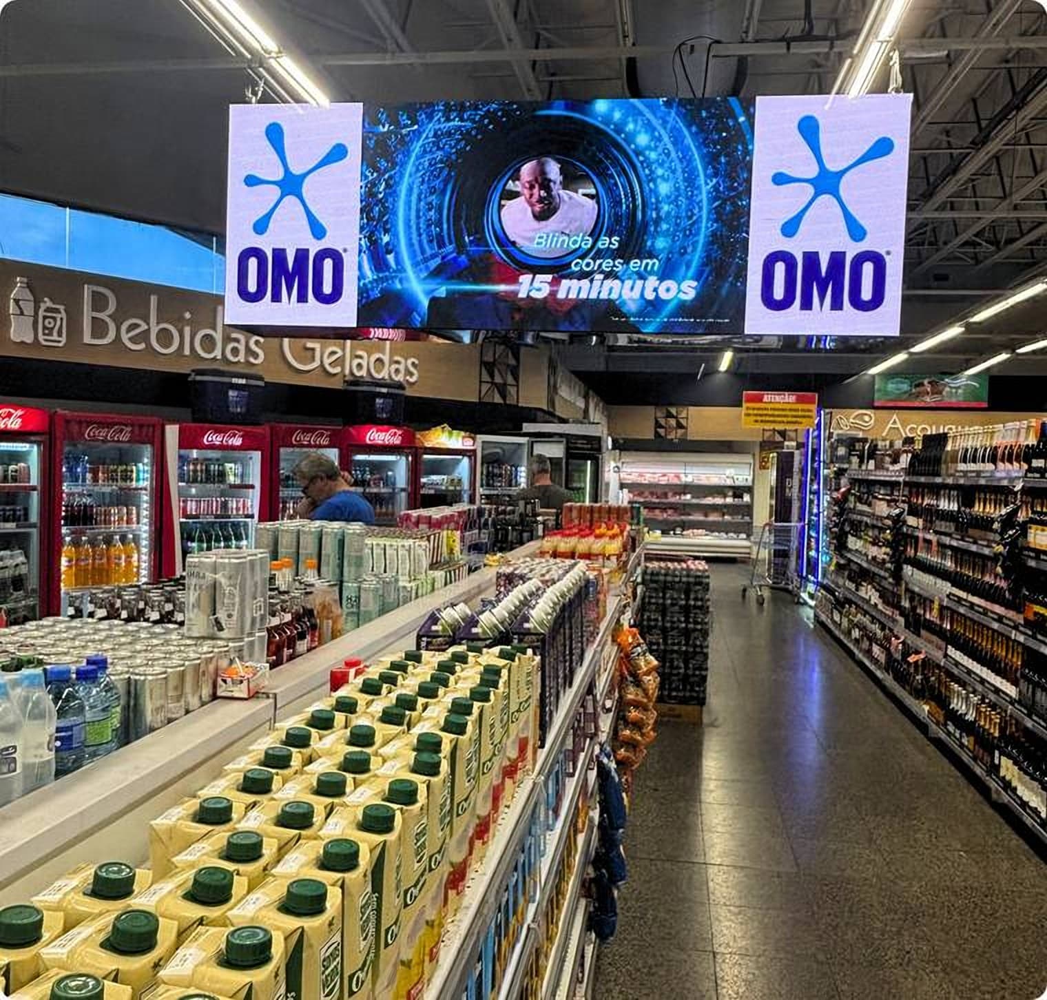Retail Media no corredor de supermercado
